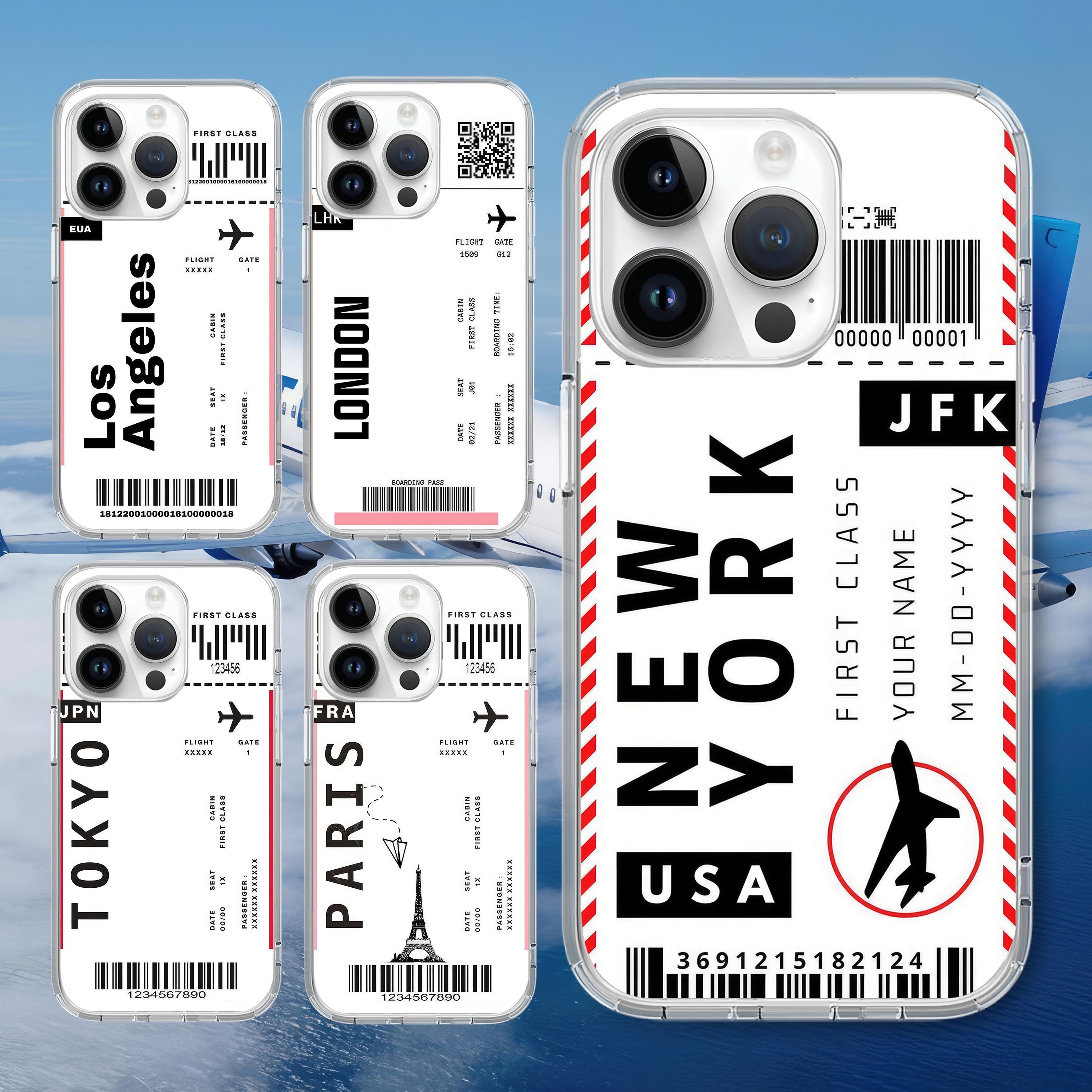 Pro Max Phone Case Airplane Ticket Pro Max Boarding Ticket Phone