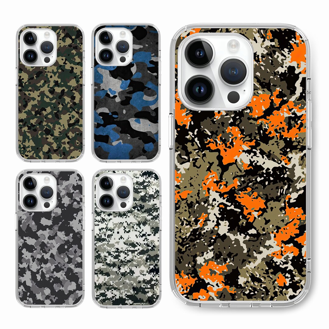 Camouflage Military Wild Outdoor Pattern Phone Case for iPhone 17 16 15 ...