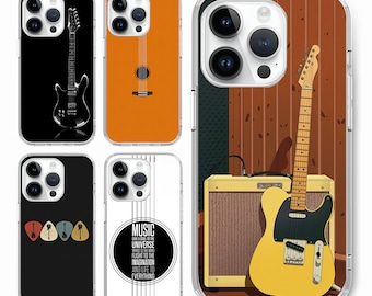 Music Guitar song rock band lyrics Phone case for iPhone 18 17 16 15 14 pro, for S25 S24 S23 S22 ultra A73 A56 A36 A15, for Pixel 10 9 8