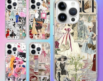 Woman fashion brand trendy vogue pattern Phone case for iPhone 18 17 16 15 14 pro, for S25 S24 S23 S22 ultra A73 A15, for Google Pixel 8 7