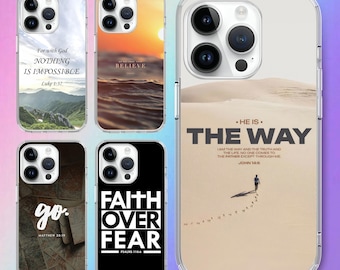 Word famous bible quote positive Phone case for iPhone 18 17 16 15 14 pro,for S25 S24 S23 S22 ultra A73 A56 A34 A15,for Google Pixel 10 9 8