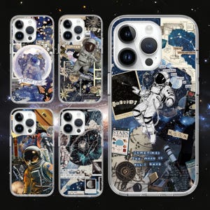 Spaceman astronaut Earth Moon Phone case for Iphone 16 15 14 13 12 pro, for S25 S24 S23 S22 ultra A73 A55 A35 A15,for Google Pixel 9 8 7