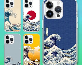 Great wave Kanagawa Ukiyoe japan painting Phone case for iphone 18 17 16 15 14 pro,for S25 S24 S23 S22 ultraA73 A56 A36,for Pixel 10 9 8