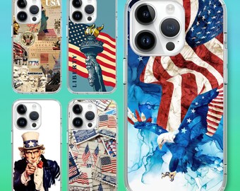 USA national flag country New york liberty Phone case for iPhone 18 17 16 15 14,for S25 S24 S23 S22 ultra A73 A56 A36 A15,for Pixel 10 9 8
