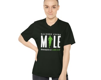 Running Soccer Tavern #2 - Women's Performance V-Neck T-Shirt