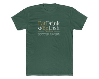 Soccer Tavern - St. Patrick's Day - Irish - Men's Cotton Crew Tee