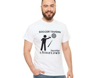 Soccer Tavern Darts - Unisex Heavy Cotton Tee