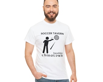 Soccer Tavern Darts - Unisex Heavy Cotton Tee