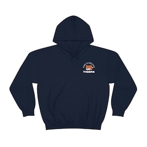 Tiger Football Front and Back - Unisex Heavy Blend Hooded Sweatshirt