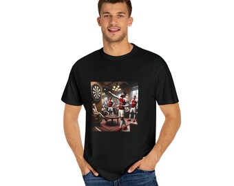 ARSENAL playing darts Unisex Garment-Dyed T-shirt