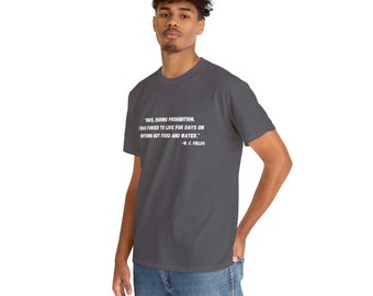 Prohibition Speak easy Soccer Tavern  Unisex Heavy Cotton Tee