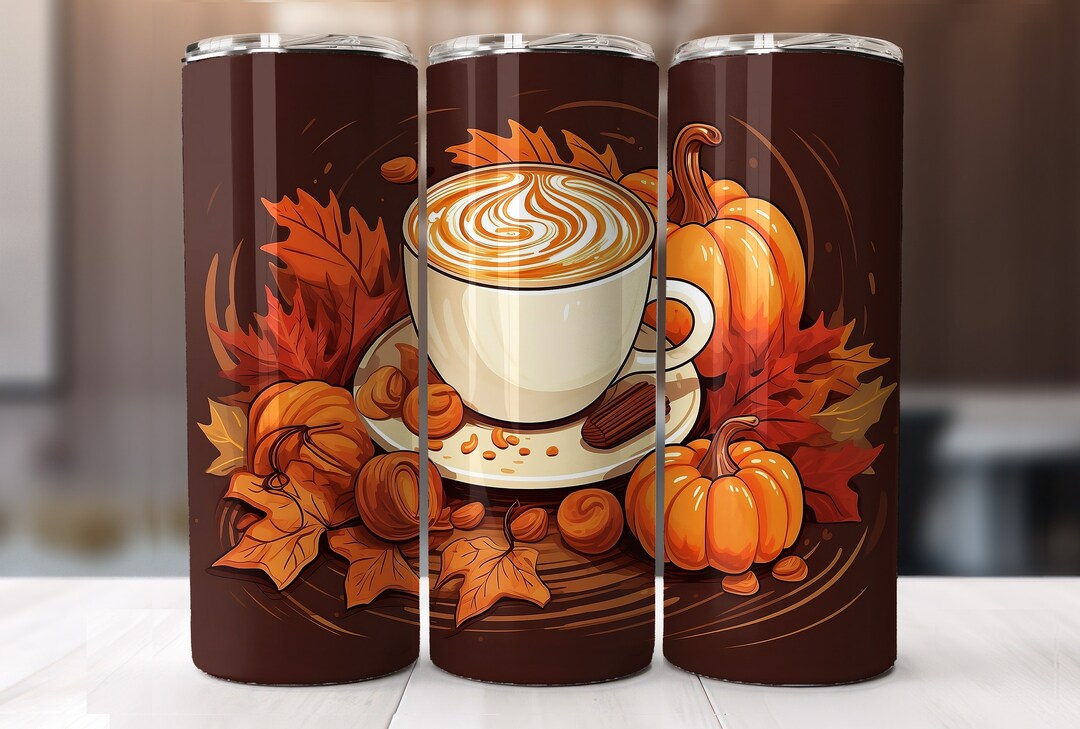 Fall Tumbler Wrap PNG Tumbler Sublimation Design Fall 20oz - Etsy