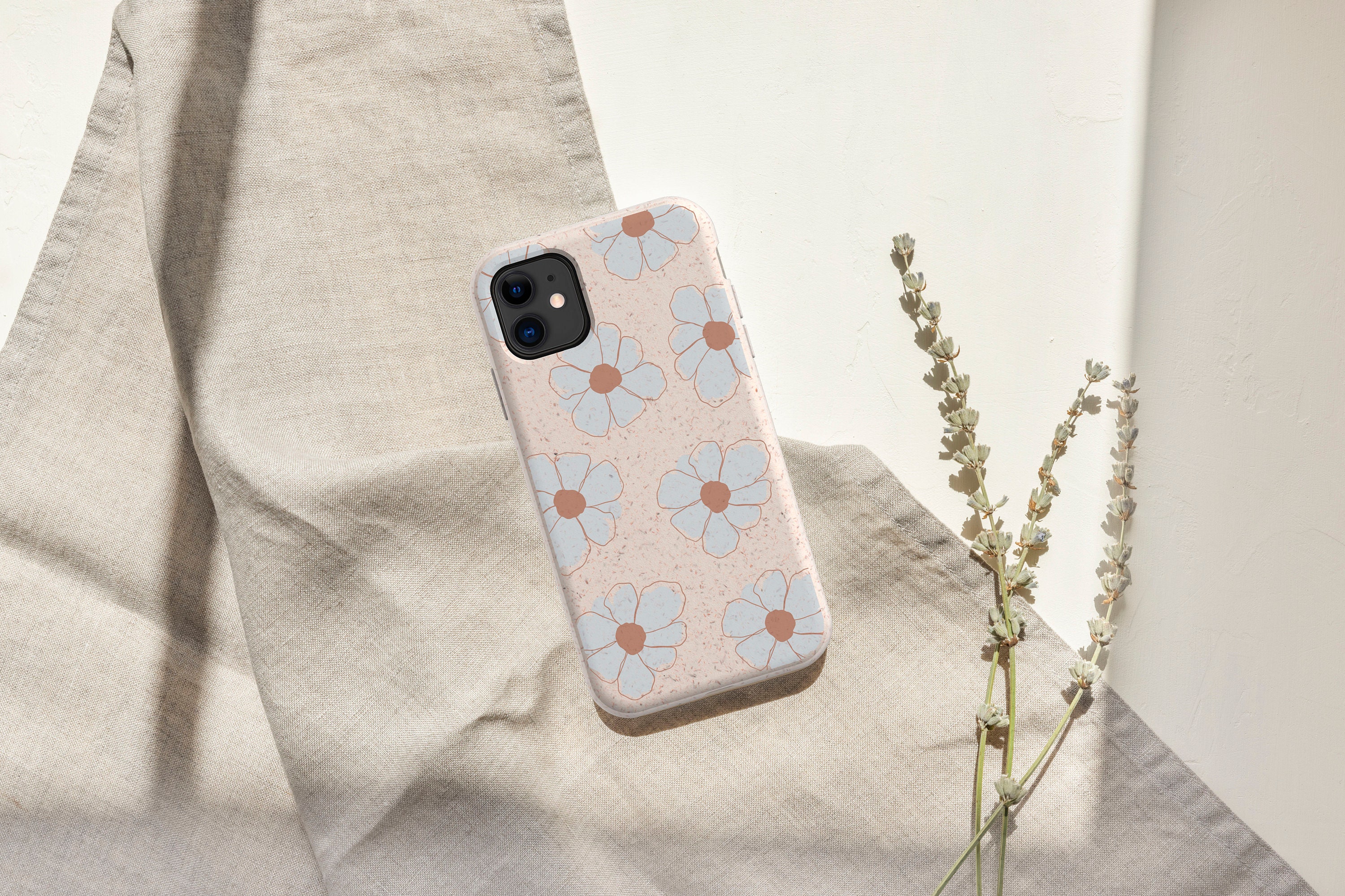 Cute Flower Phone Case Retro Floral Iphone Case Eco Friendly Etsy Canada