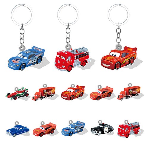 Disney CARS Lightning Mcqueen Keychain Etsy
