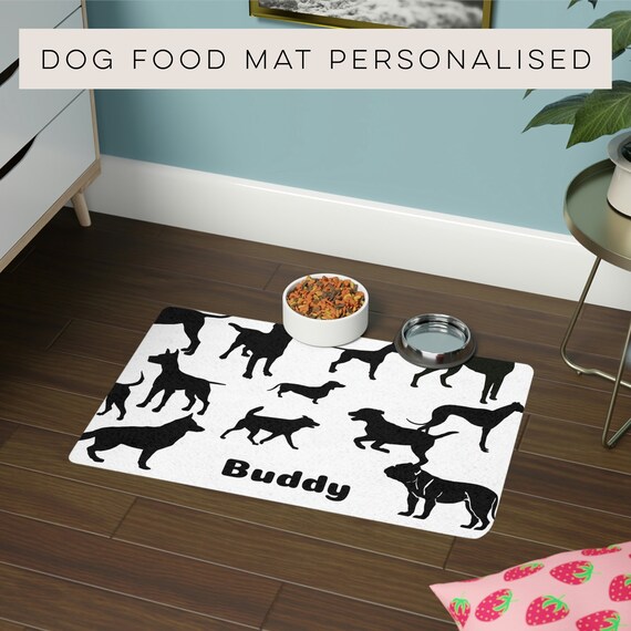 Personalised dog placemat sales