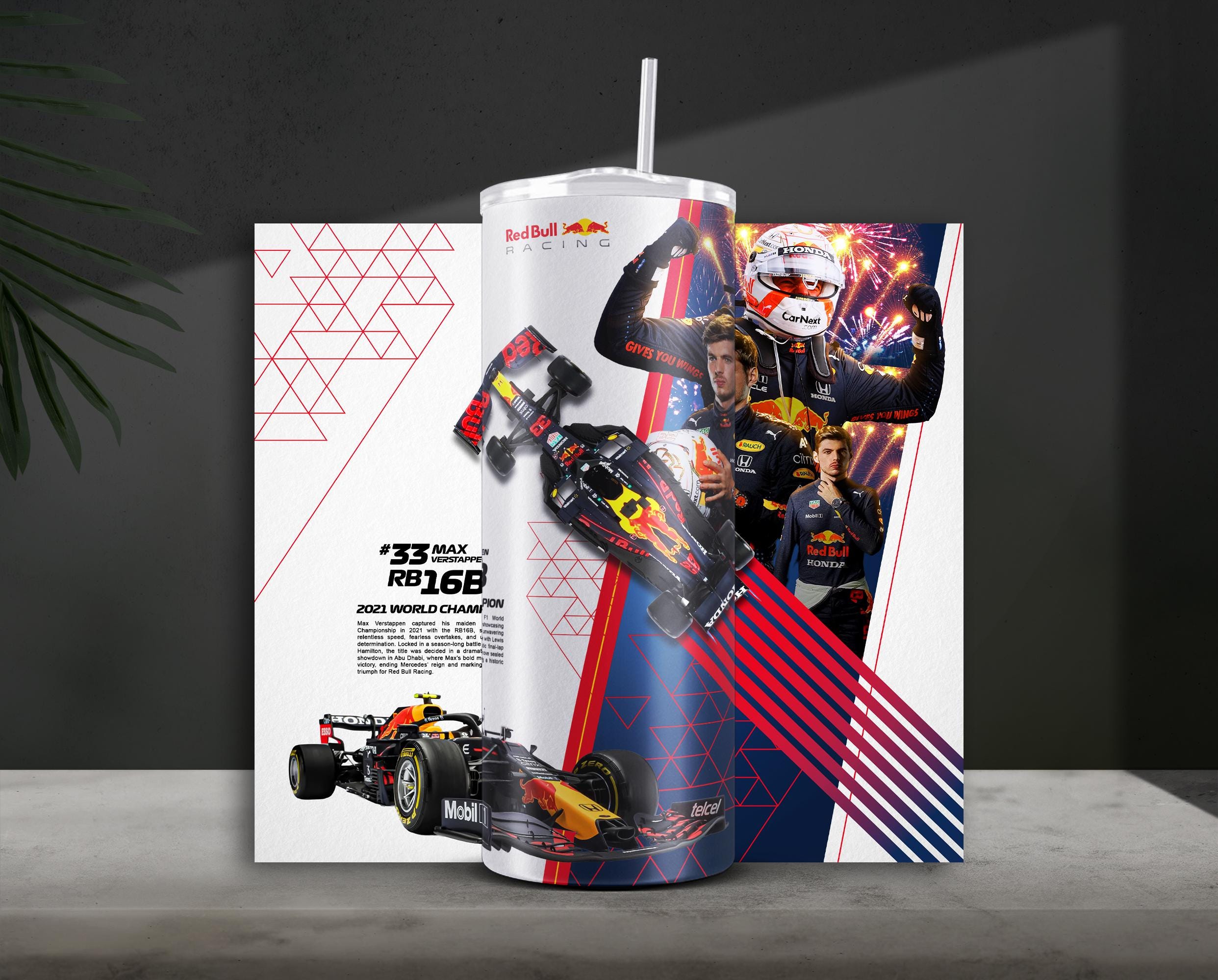 イッツァページ REDBULL Red Bull F1 Tumbler Wrap: 2021 Abu Dhabi GP (digital Download 9.5