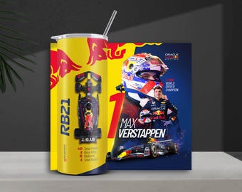 F1 Championship Racing Tumbler Wrap: 2025 MV #1 (digitale download 9,5 x 8,35")