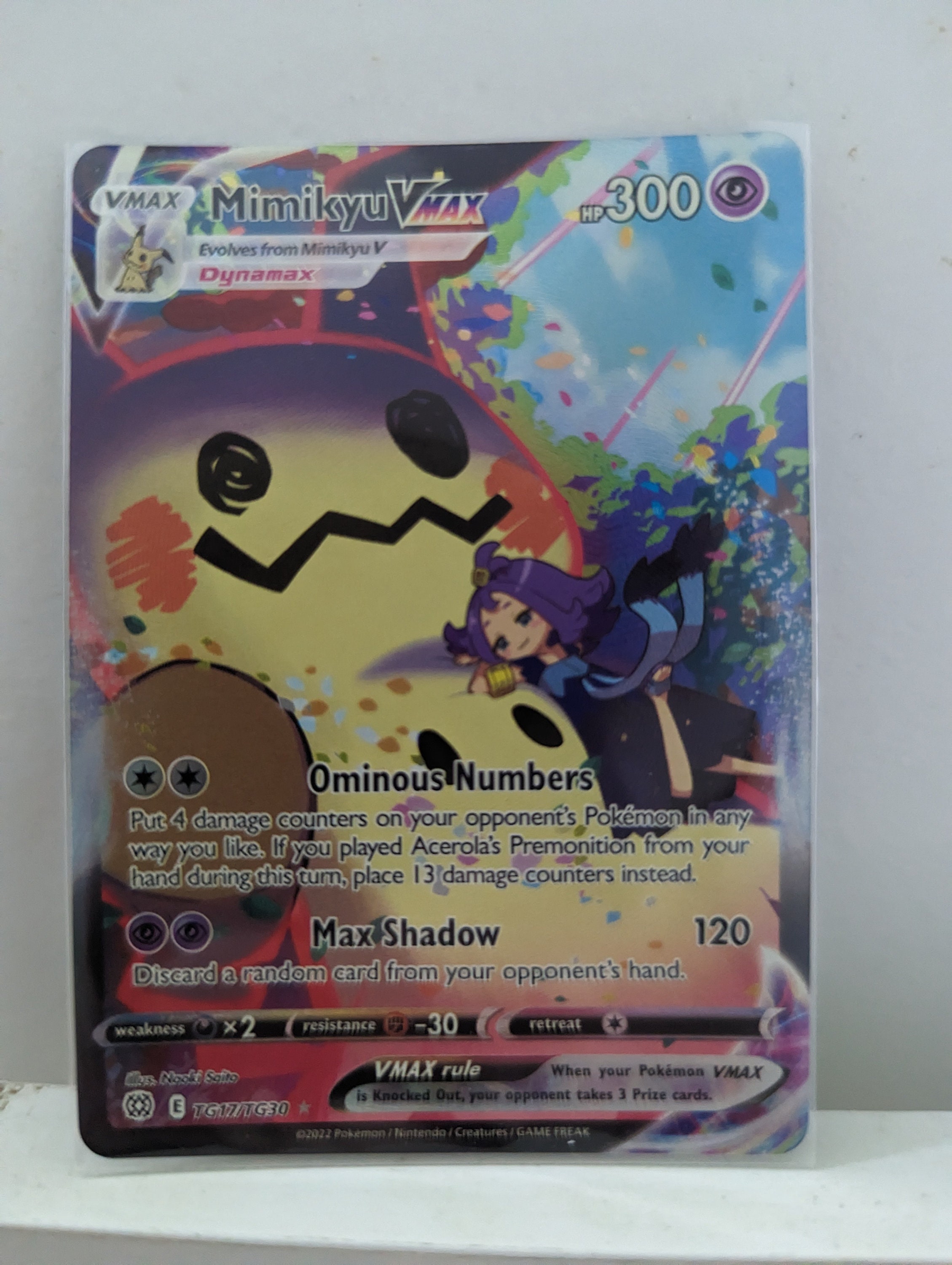 Custom Full Art Mimikyu V -  Hong Kong