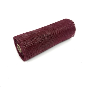 Floral Deco Mesh Roll Wrap Solid Color    ( 10 Inch x 10 Yards )