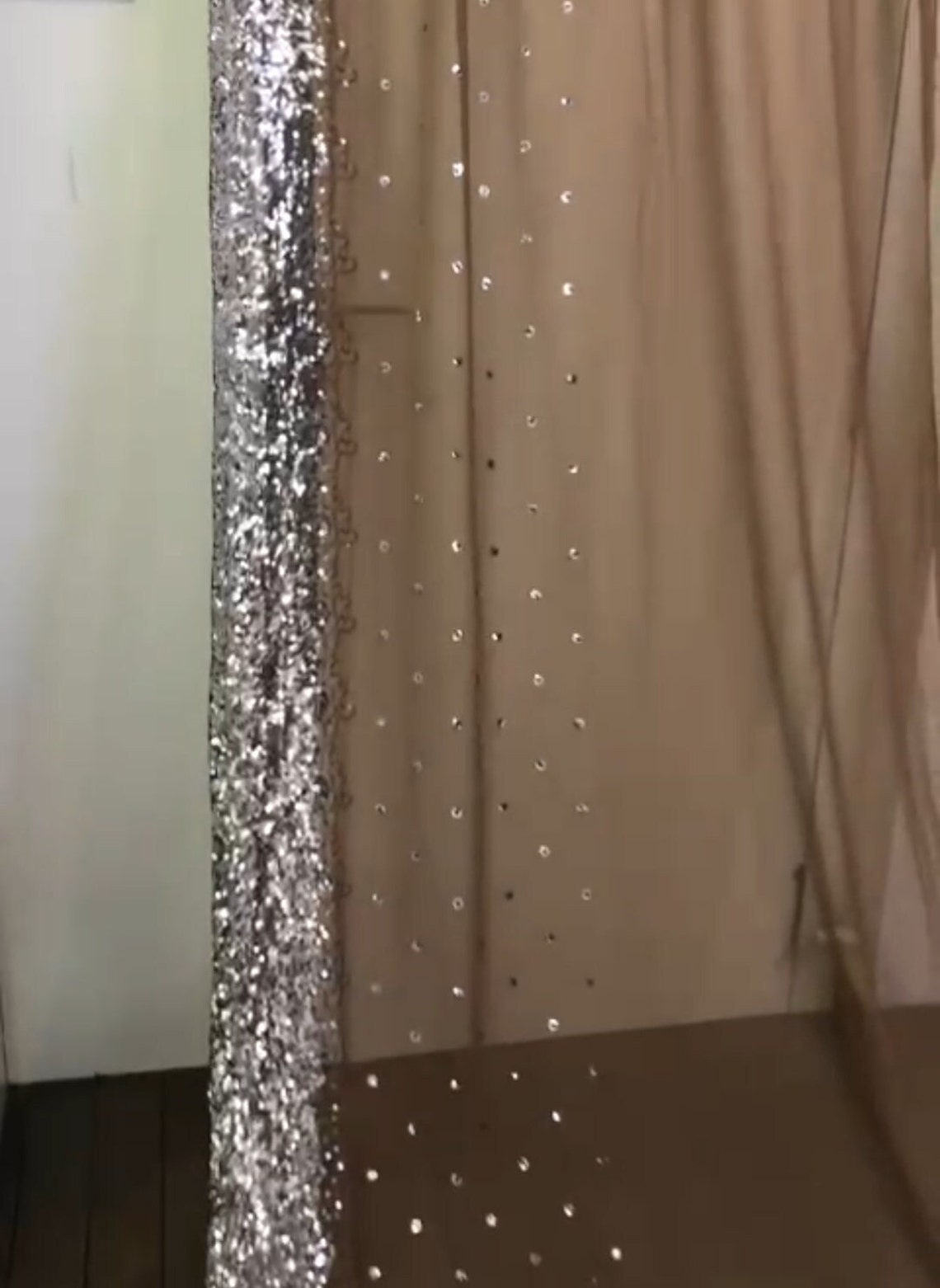 Georgette Saree with Allover Sequin Embroidery – Party and Festive Wear main image 0