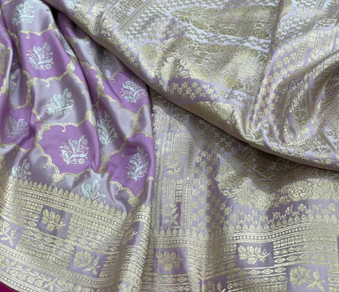 Lilac Soft Drape Handloom Saree
