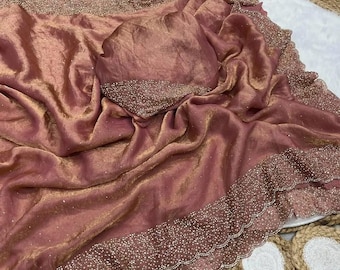 Designer Handwork Saree | Heavy Embroidery Saree | Wedding Saree | Party Wear Saree | Indian Ethnic Saree| Bridal Saree|Saree For Women USA