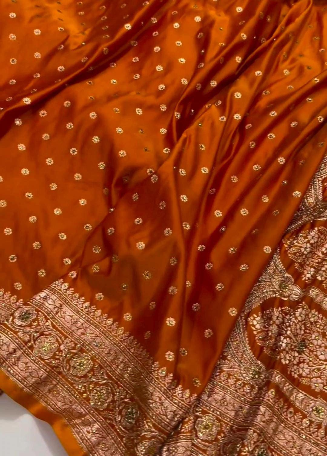 Sari Handwork Yellow Banarasi Saree | Handwork Katan Silk Wedding Zardozi Work Sari ...