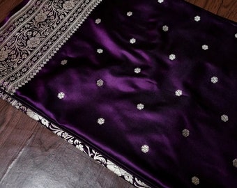 Indian Traditional Exclusive Bridal Pure Light Weight Soft Premium Quality Katan Silk Banarasi Saree For Wedding Saree