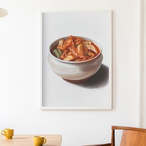 Korean Kimchi Painting Print Digital Artwork | Print at home | Wall Art | PRINTABLE Wall Art | Digital Print | Instant Art