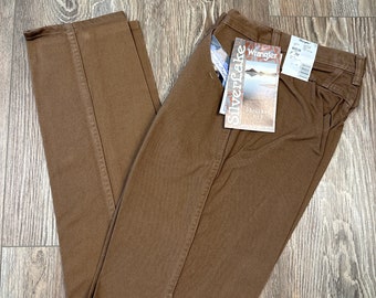 Vintage Wrangler Silverlake Jeans: Acorn Brown Denim, Women's Size 7/8 NWT