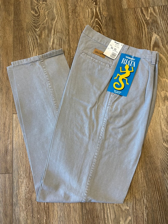 Vintage Wrangler Riata GRAY Men’s Pants NWT