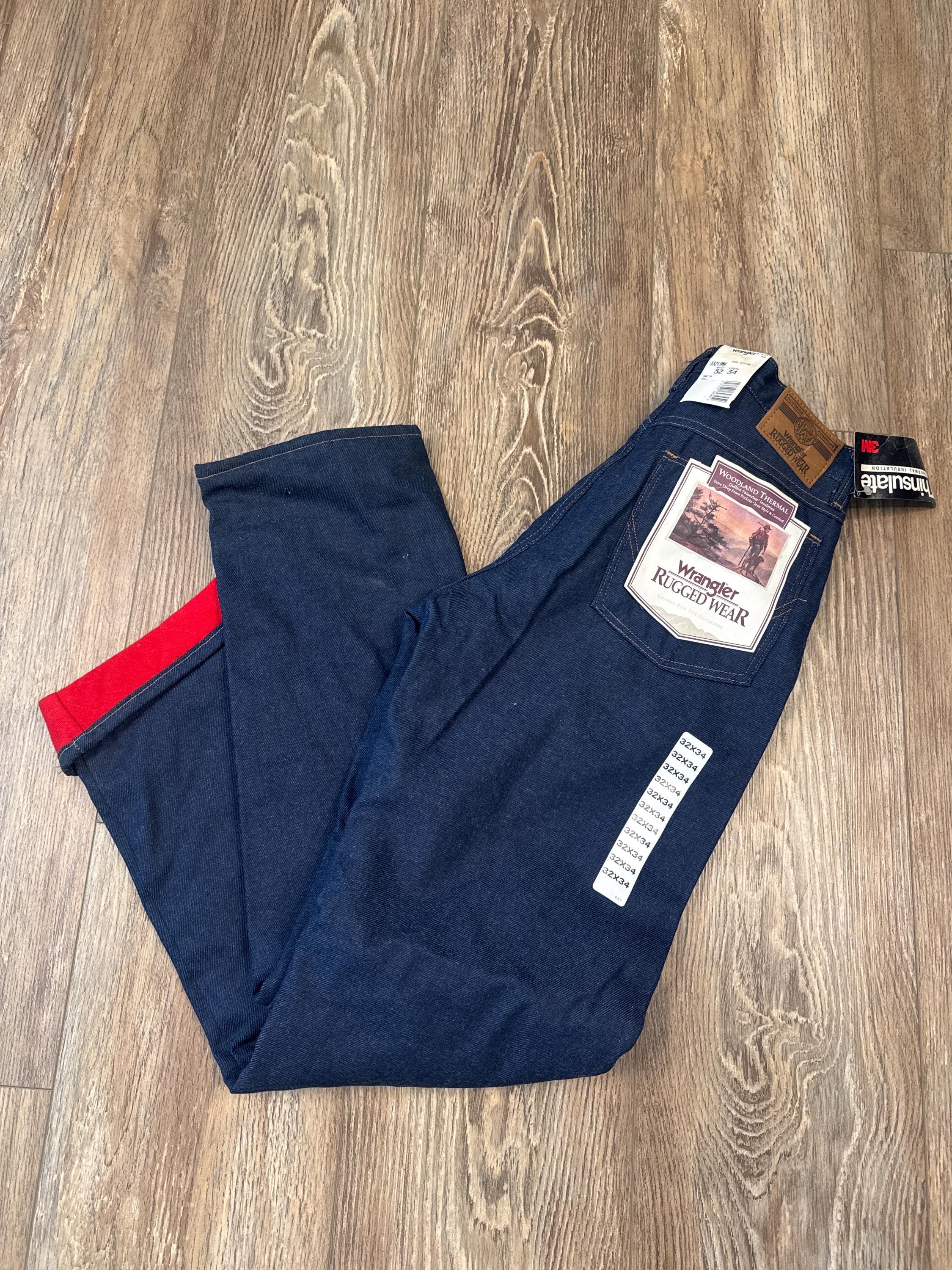 Wrangler Men's Rugged Wear Thermal Jean | Night Brown