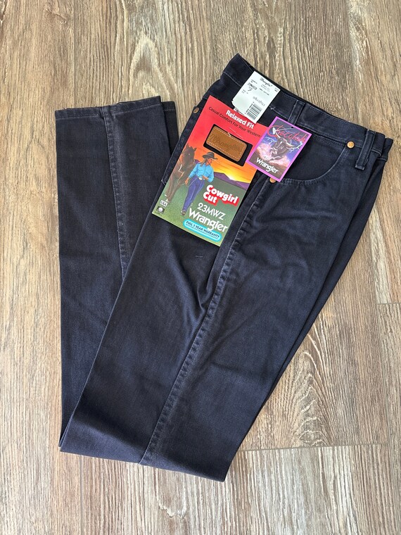 Vintage Women’s Wrangler Checotah BLACK Jeans NWT… - image 1