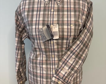Vintage Wrangler Cowgirl Dress Shirt - Twenty X - Plaid Women's Medium  New with Tags