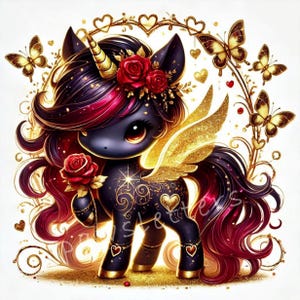 Mystisch Butterfy Valentines Einhorn Clipart, Set von 10 Hohe Qualität 300 dpi JPEGs, Einhorn Printables, Fantasy, wunderlich, digitaler Download