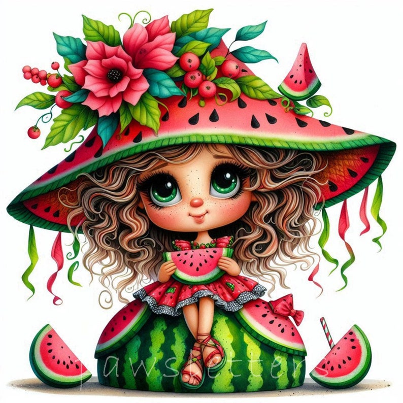 watermelon-gnomes-clipart-set-of-10-high-quality-300-dpi-jpegs