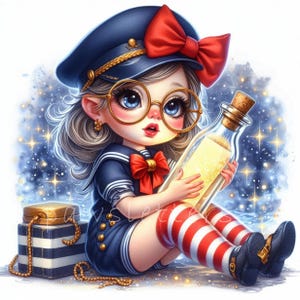 Lot de cliparts gnome patriotique, fierté américaine du 4 juillet, JPG du 4 juillet, Journée des anciens combattants, Memorial Day Sailor Gnomes, usage commercial gratuit