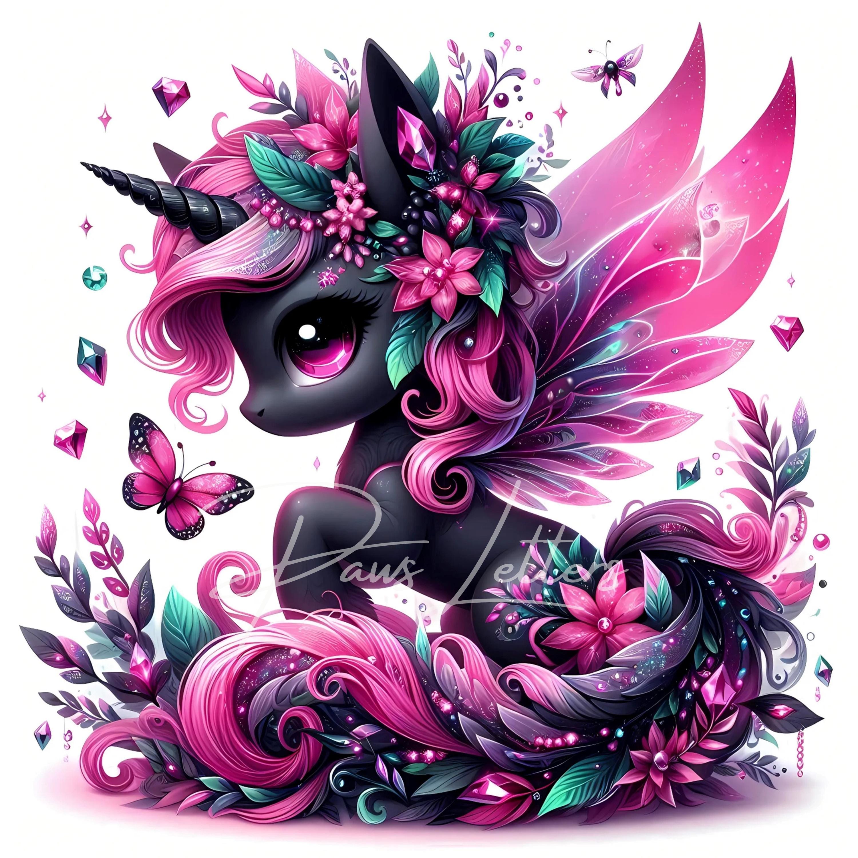 Watercolor Baby Unicorn Clipart 10 High Res Watercolor Jpgs Floral ...