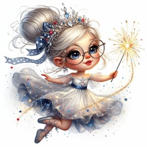 Gnome féerique du 4 juillet, 10 fichiers JPG de haute qualité, gnomes patriotiques, modèles du 4 juillet, gnomes populaires des États-Unis à la mode, téléchargement numérique