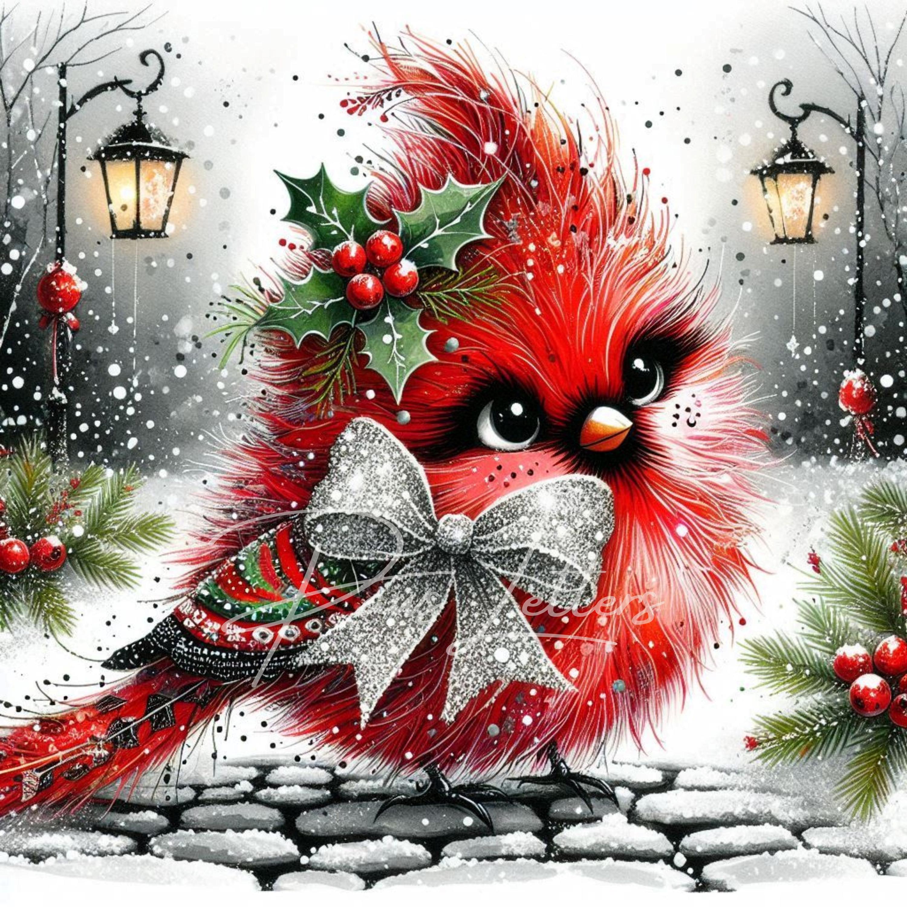 Christmas Animals Clip Art 10 High Res Watercolor JPGs Winter Animals, Cute Holiday Animals, Holiday Art, Winter Scenes Digital Paper Craft