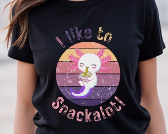 アホロートルラーメンTシャツ – スナックアロトルかわいいTシャツ