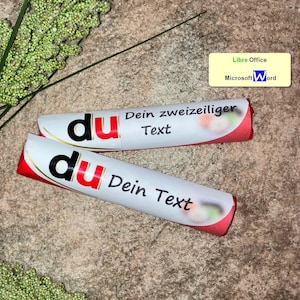 TU sei - modello fai da te per realizzare le tue fascette Duplo birichine