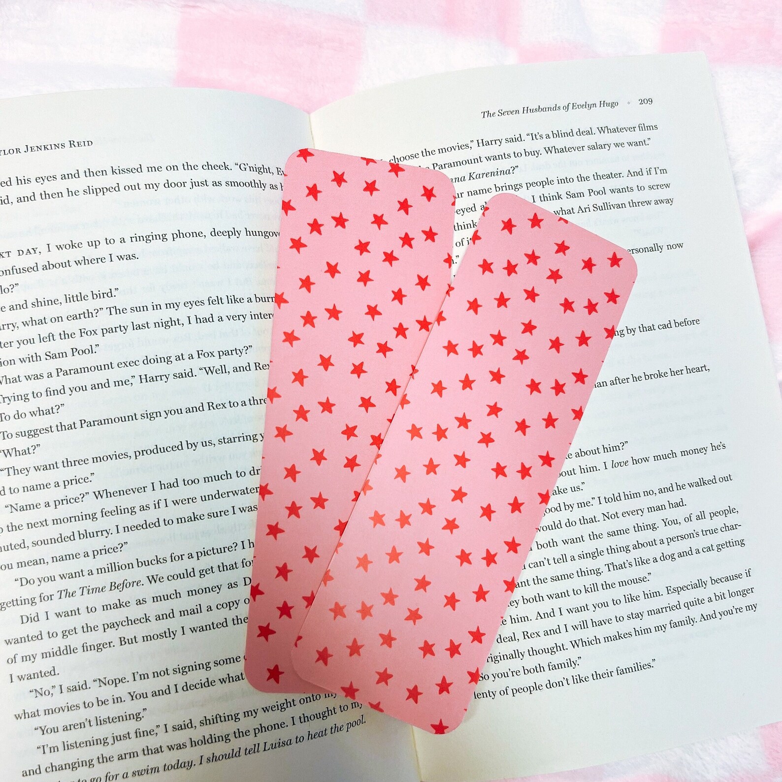 Pink Bookmark Collection, Bookmark With Tassel, Book Lover Gift, Cute ...