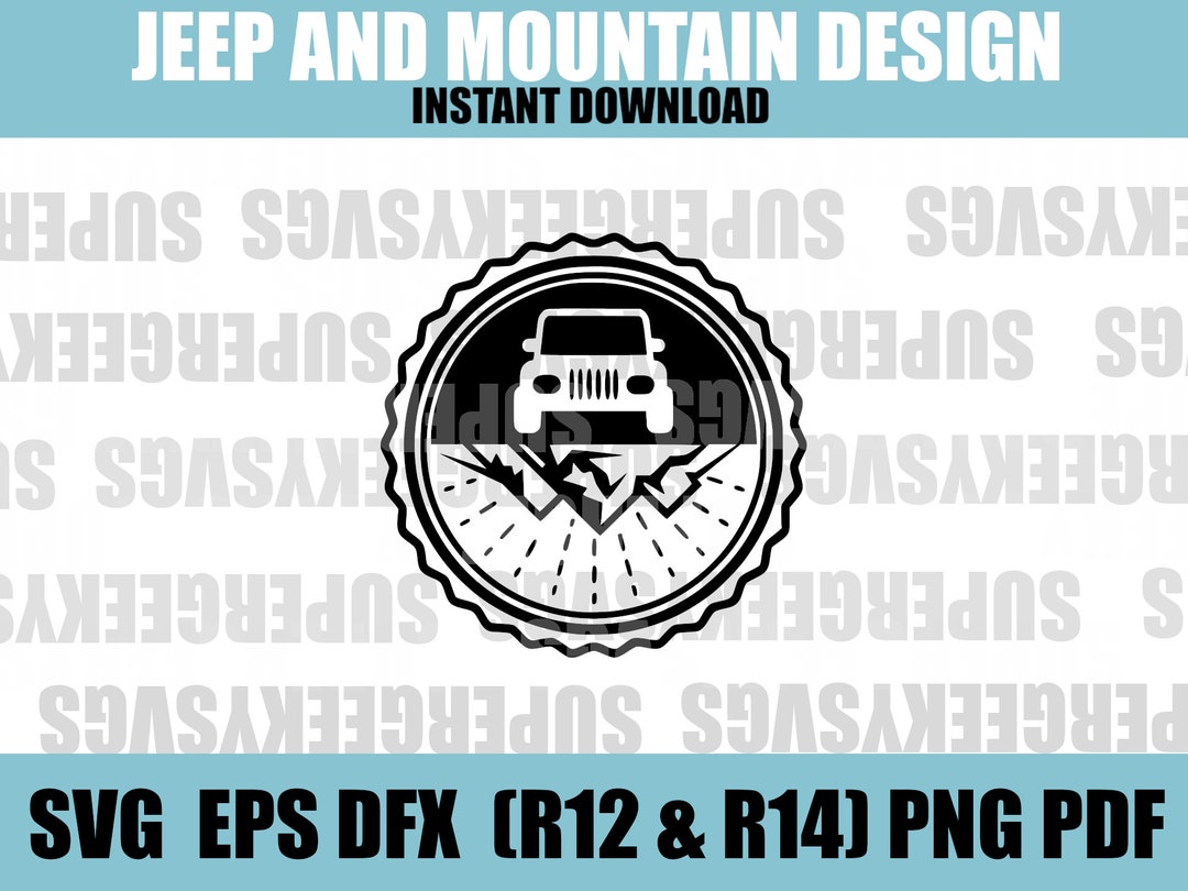 Jeep Cricut Cut File Jeep Craft Files SVG PNG Crafting Etsy
