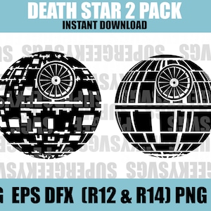Deathstar Cricut geschnitten Datei, Star Wars, SVG Schneidemaschine, Schnitt Datei, Vektor, Silhouette Cameo