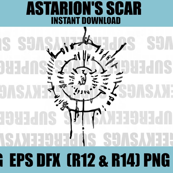 Astarion Baldurs Gate SVG BG3 Dungeon and Dragon Cricut File For Crafting DND PNG