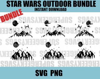 Star Wars Outdoor Lover Cricut Cut Datei, Star Wars, SVG-Schnittmaschine, Schnittdatei, Vektor, Silhouette Cameo