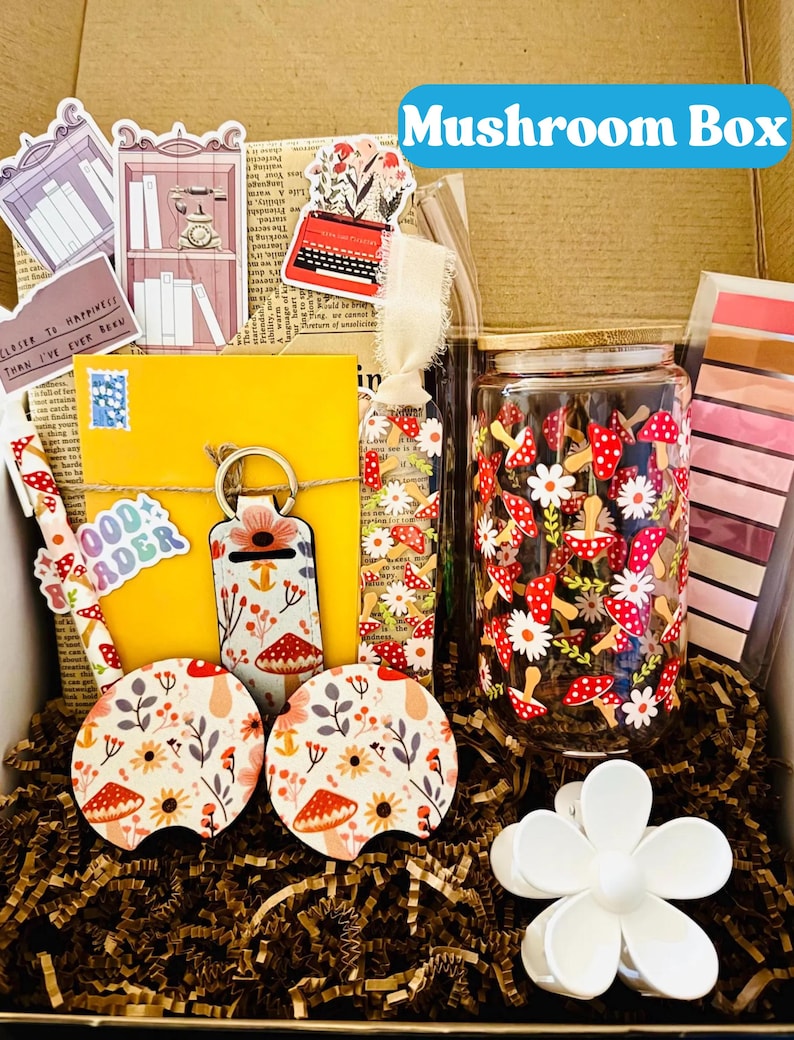 Blind Date with a Book Gift Box for Book Lovers Mystery Gift Box for Reader Person Gift for Bookworm Birthday Gift for Her Surprise Book Box image 10