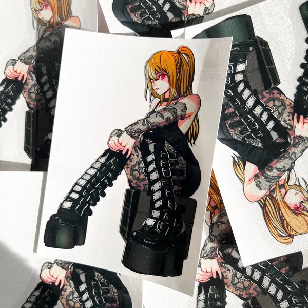 Misa Anime Girl / Anime Car Sticker / Waterproof Anime Decal
