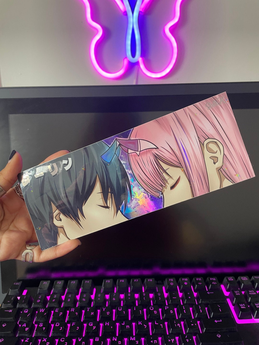 Darling Slap Sticker / Anime Car Sticker / Waterproof Anime Decal - Etsy UK